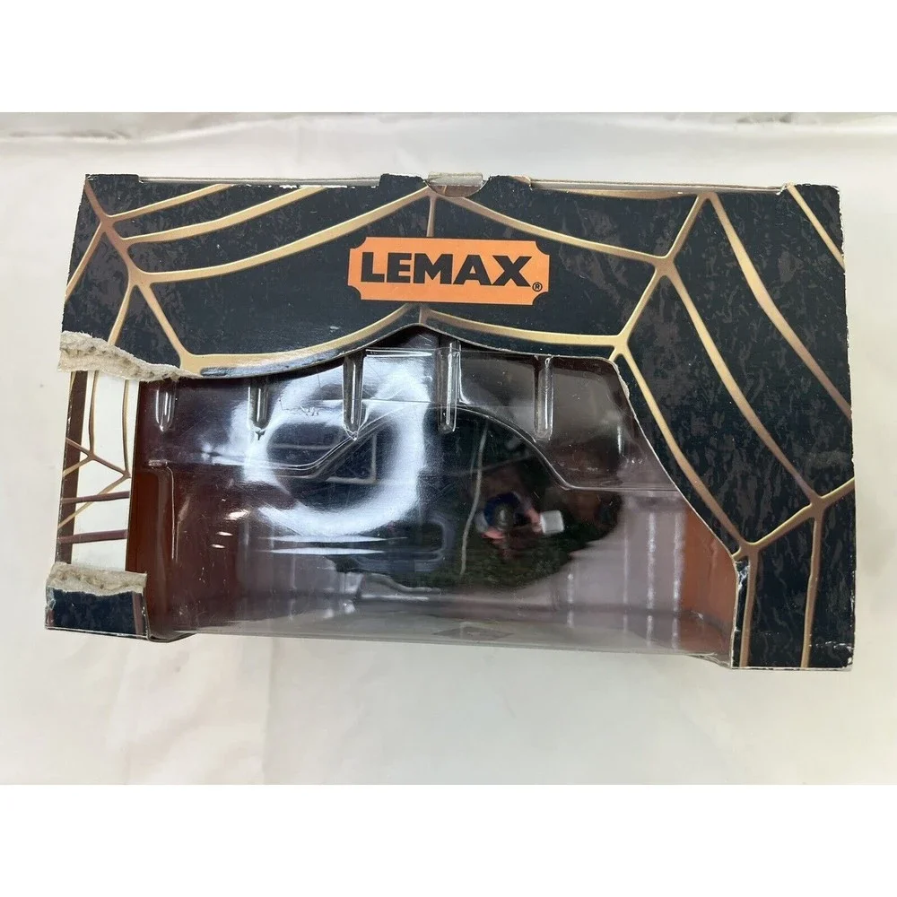 Lemax Spooky Town Gruesome Grave Digger‎ Cemetery 53511 Horse Drawn Hearse